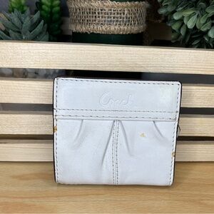 Coach SoHo White Mini Wallet